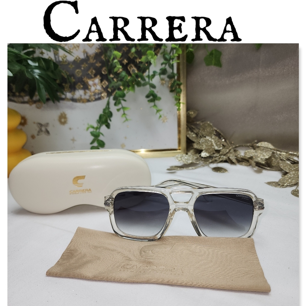 NWOT Carrera 317/S 40G/9K Sunglasses With Hard Case And Dust Cloth POLORIZED
